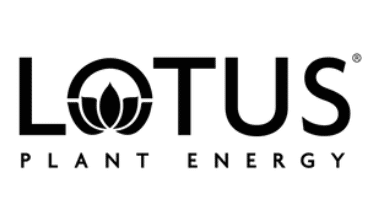 Lotus Plant Energy Black and White Logo